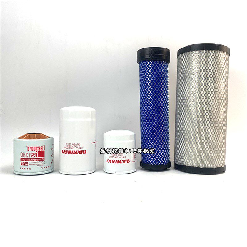 柳工挖掘机LG9055E 906C D机油滤芯柴油空气油水分离器保养件配件