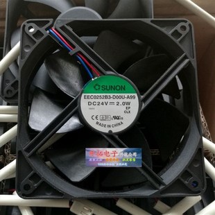 DC24V A99全新建准12025 滚珠超静音散热风扇风机 D00U EEC0252B3