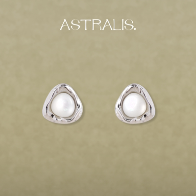 ASTRALIS贝母耳钉女高级原创通勤