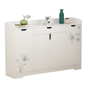 鞋柜家用门口大容量简约收纳储藏欧式简易多层进门玄关柜入户鞋架