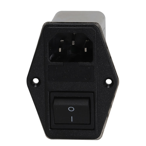 安州6A IEC插座式 带开关 带保险滤波器 CW2C-6A-T  EMI FILTER