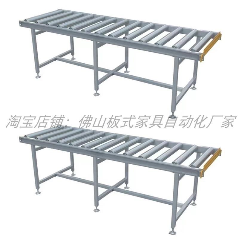 地滚线无动力滚筒输送机滑轮流水线手推滚筒线打包滚台装配生产线