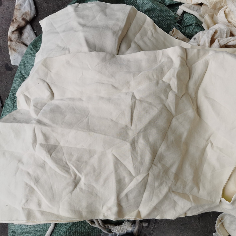 擦机布全棉工业用抹布机器白色吸油吸水不掉毛掉色大块碎布头