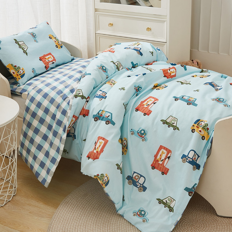 小学生午托三件套宿舍被子s儿童床上午托班被褥午休午睡托班70x17