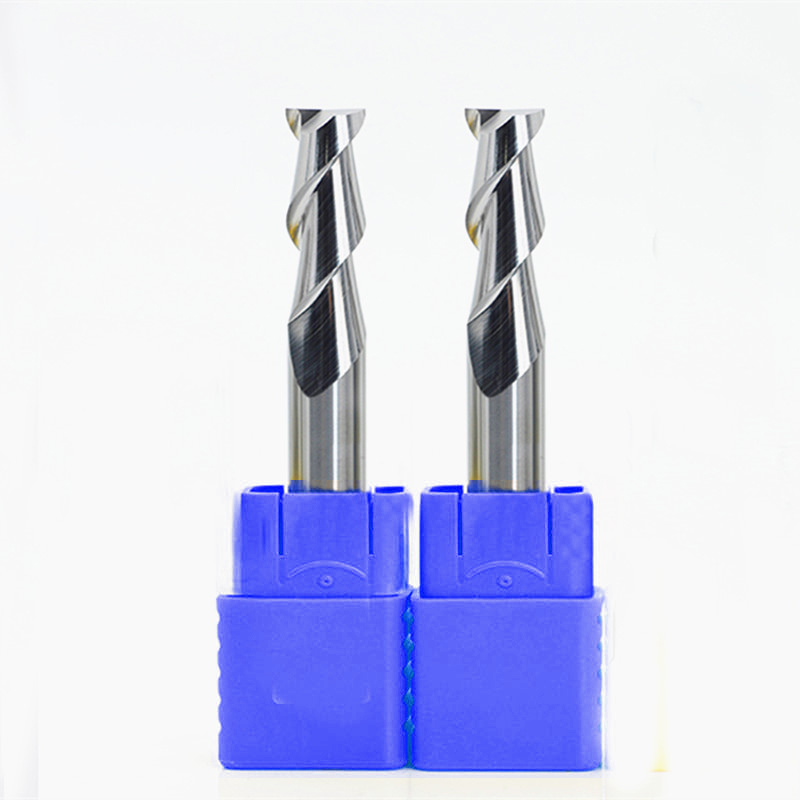 50度KLOT整体合金2刃钨钢铝用铣刀1 1.5 2 2.5 3 3.5 4 5mm 键槽