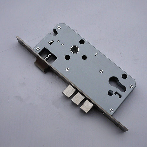 防盗门木门锁单孔距210中心距锁距85mm边距30/35/40/45/50/60锁体