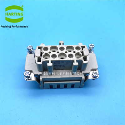 09330102716 HARTING哈丁重载连接器 10针10芯母芯弹片 航空插头