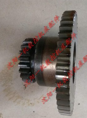 中捷摇臂钻床配件 Z3040 Z3050 42306 原厂双联齿轮 Z48 Z22 M2