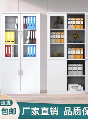 钢制办公室大器械文件柜资料柜财务多层凭证柜带锁抽屉储物柜书柜