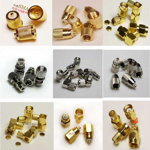 SMA同轴连接器直套天线SMA内针内孔胶棒天线塑胶套天线配件