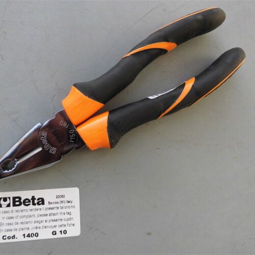原装进口意大利Beta百塔钢丝钳重型克丝钳7寸8寸老虎钳BM1150-180