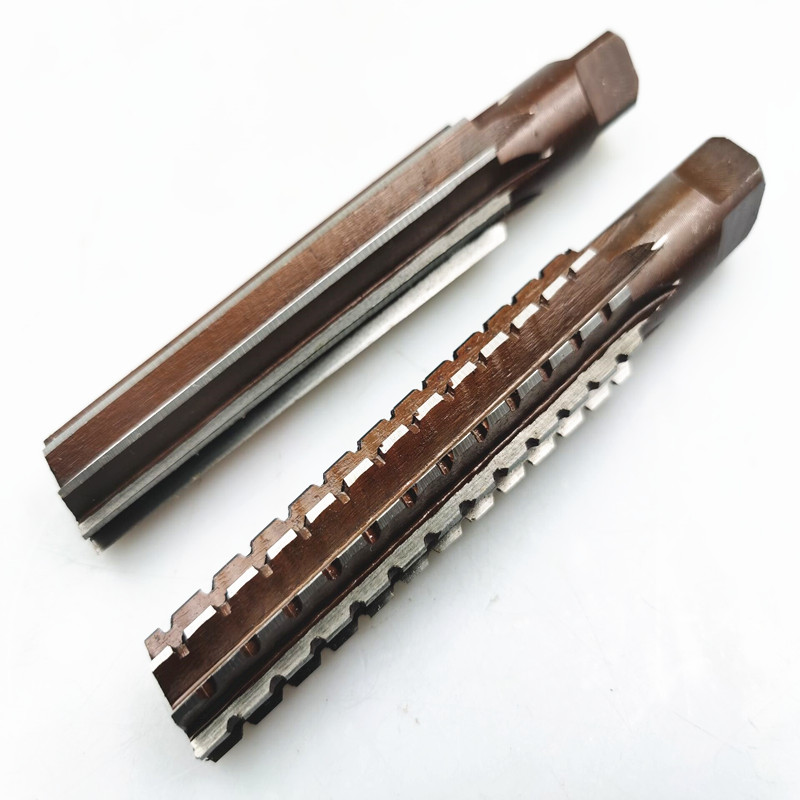 莫氏铰刀套装 粗铰+精铰 直柄手用铰刀 圆锥铰刀1# 2# 3# 4# 5#