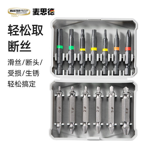 断头丝锥断丝螺丝取出器滑丝滑牙内六角螺帽专用工具拆取螺丝神器