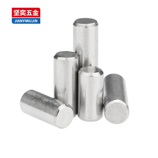 CM0.8M10MM12个不锈钢304圆柱销GB119定位销滚针实心肖固定销钉子