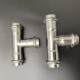 304不锈钢双卡压管件等径三通薄壁卫生级饮用水压接水管接头配件