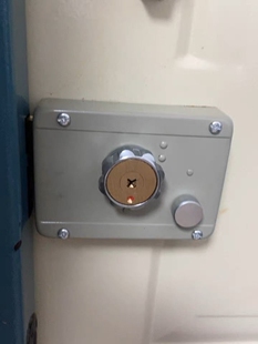 原装外装门锁心老式C级边锁十字美心A1076D家用防盗门机械安防AFS