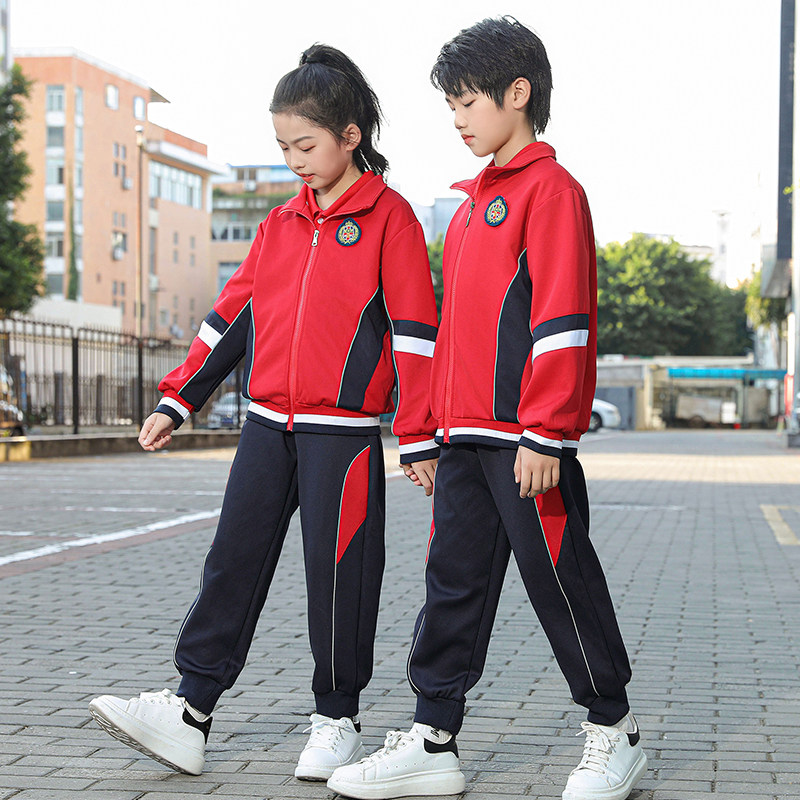 幼儿园园服秋冬装学院风小学生班服套装春秋季新款儿童运动会校服