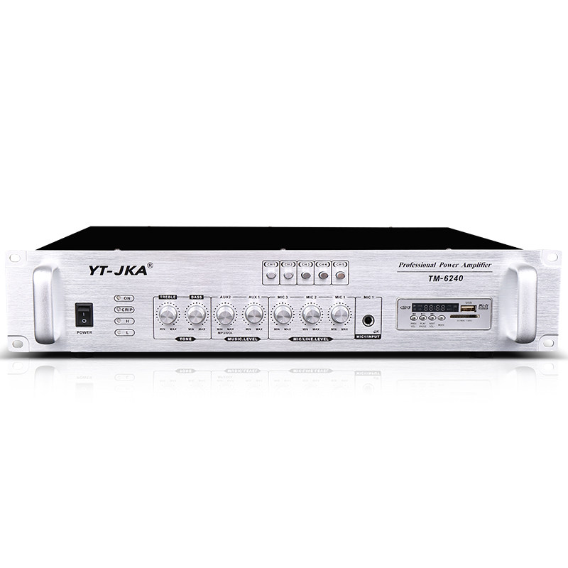 YT-JKA TM-6240定压功放机五分区公共K广播大功率专业背景音乐功