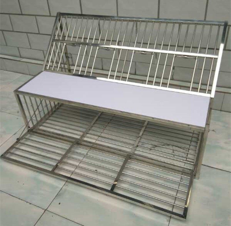 鸽子用品用具鸽子笼子鸽子跳笼不锈钢跳笼入口赛鸽跳门活动门
