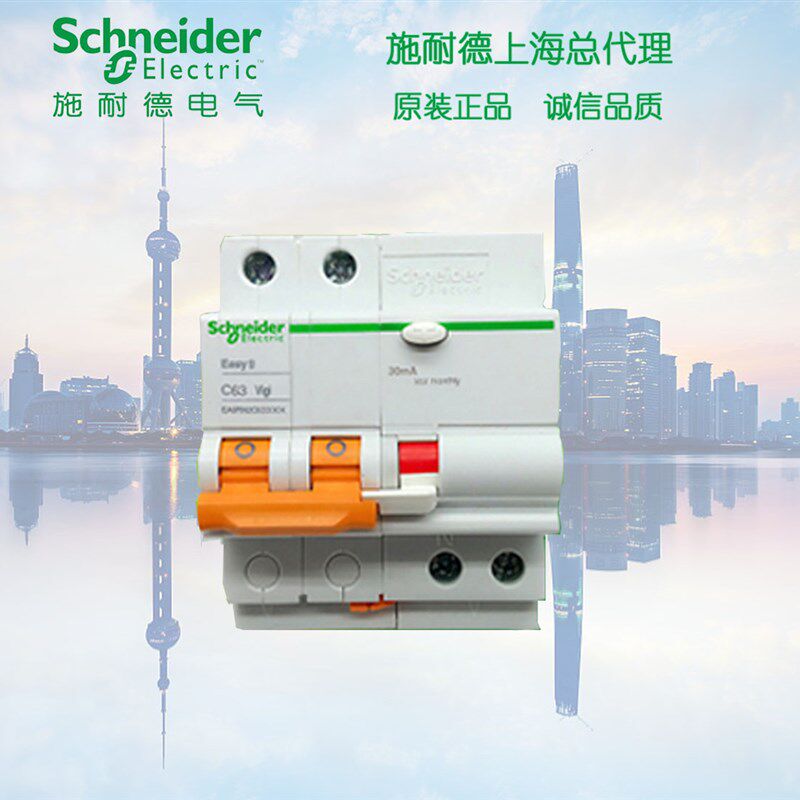 EA9R 施耐德 漏电保护断路器 2P C10A/30mA/A类  EA9RN2C1030CA