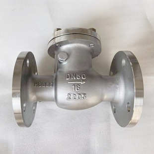 不锈钢2205法兰止回阀卧式止回阀H44W-16V双相钢止回阀2507逆止阀