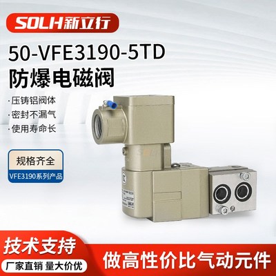 气动防爆电磁阀50-VFE3190-3TD/3130/5120-4TD/5TD/6TD电磁阀线圈