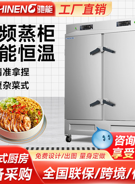 驰能商用蒸饭柜多功能电热智能大型蒸柜食堂蒸饭箱全自动变频蒸箱