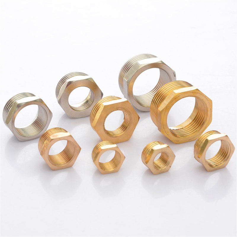 铜补芯补心内外丝转换接头4分变1分2分1寸变6分4分异径变径接头