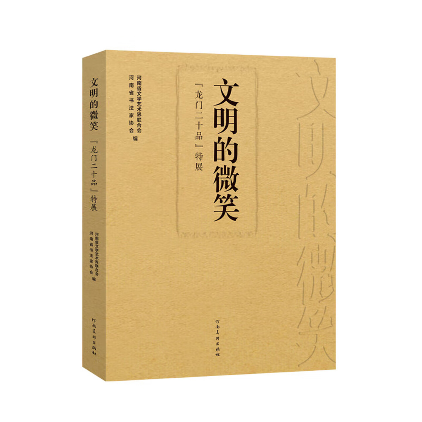 文明的微笑 龙门二十品特展 书法赏析 书法字帖碑帖临摹赏析书籍 河南美术出版社
