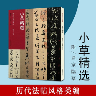 历代法帖风格类编-小草精选高清大字草书字帖法帖 王羲之十七帖孙过庭书谱怀素中草千字文贺知章孝经 经典临摹鉴赏书籍河南美术社