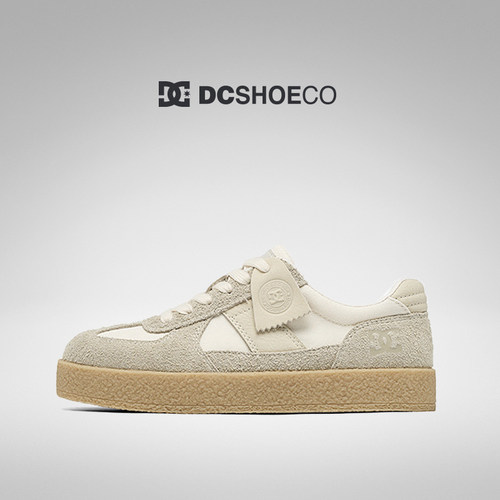 DCSHOES复古德训鞋26秋季新款男鞋头层牛皮休闲板鞋男百搭鞋子男