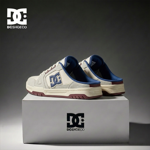 DCSHOES休闲拖鞋男女同款透气情侣款运动2026夏季新款一脚蹬鞋子