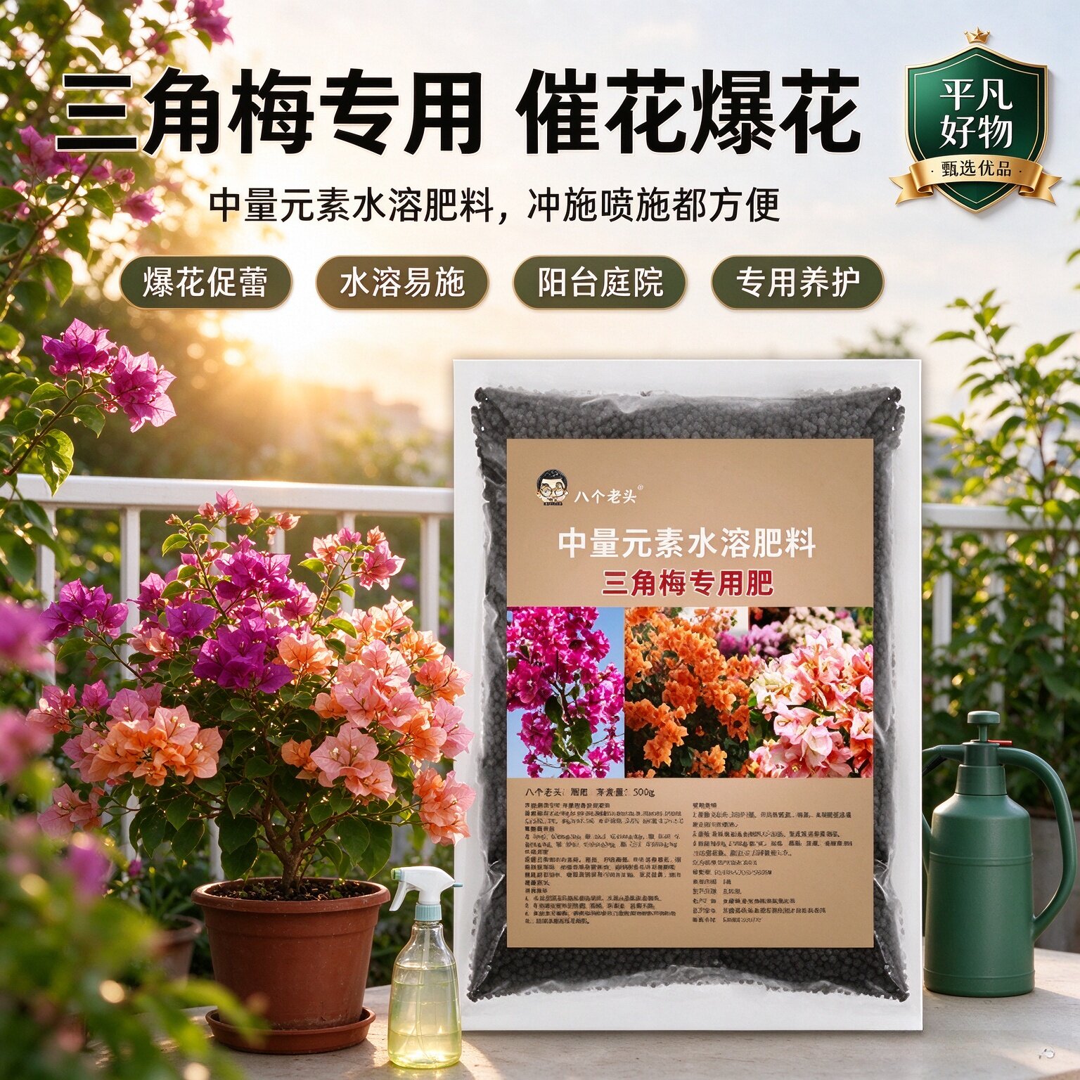 【大袋三角梅专用肥】催花促花缓释颗粒绿植盆栽花卉开花复合肥JL