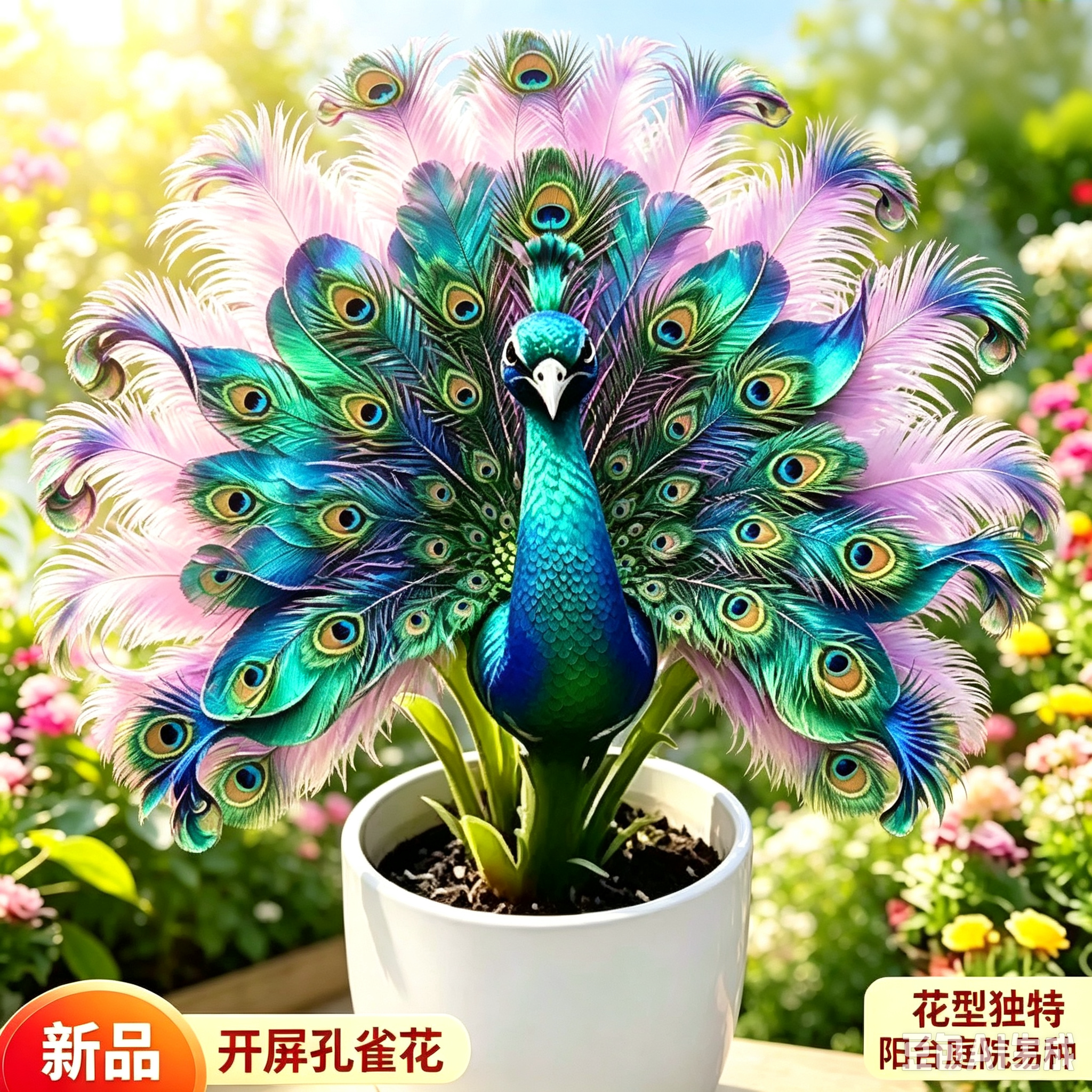浓香开屏孔雀花种球驱蚊虫花卉好管理yz图片