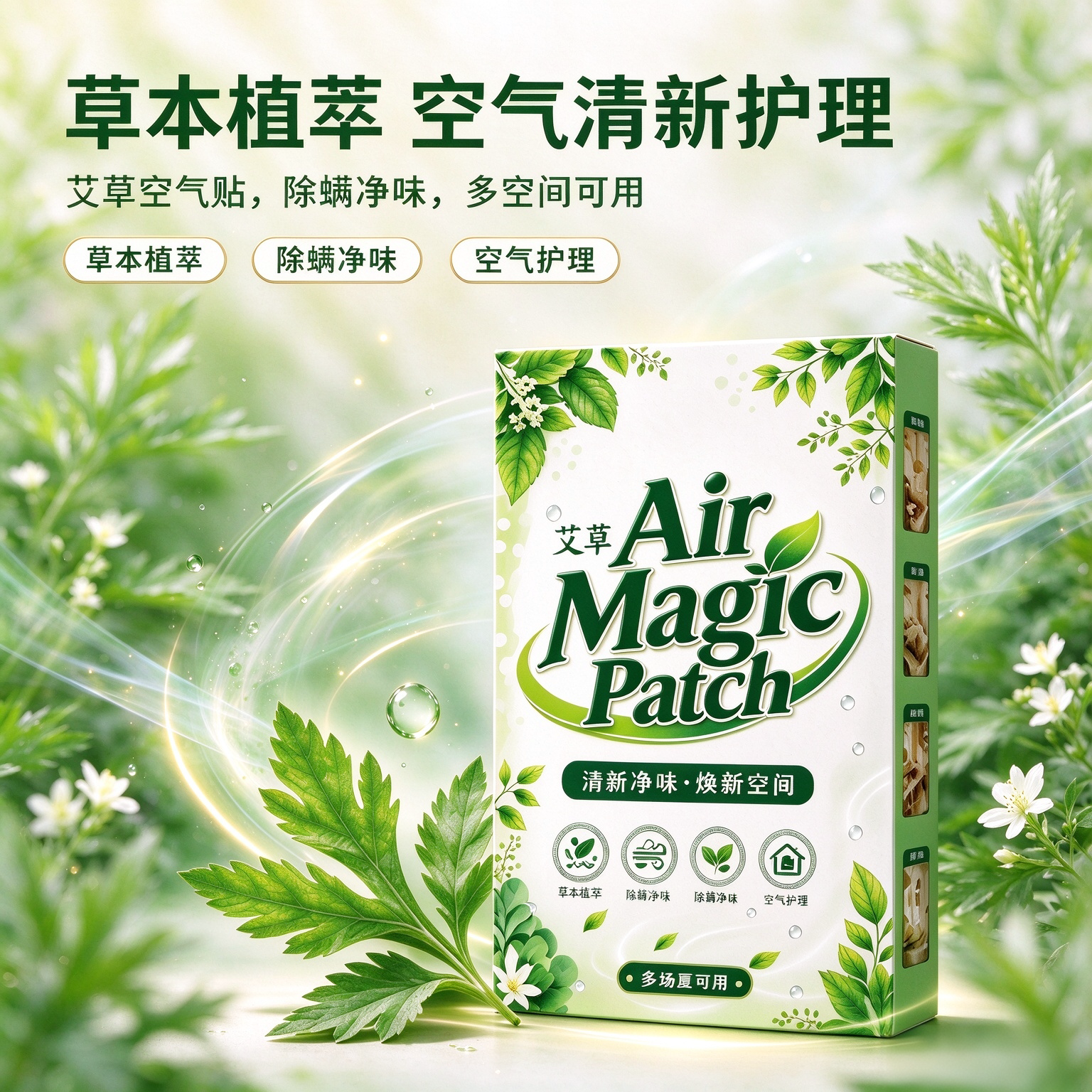 【祛除螨虫】草本天然植物除螨贴床上除螨包家用衣柜祛螨包贴yz