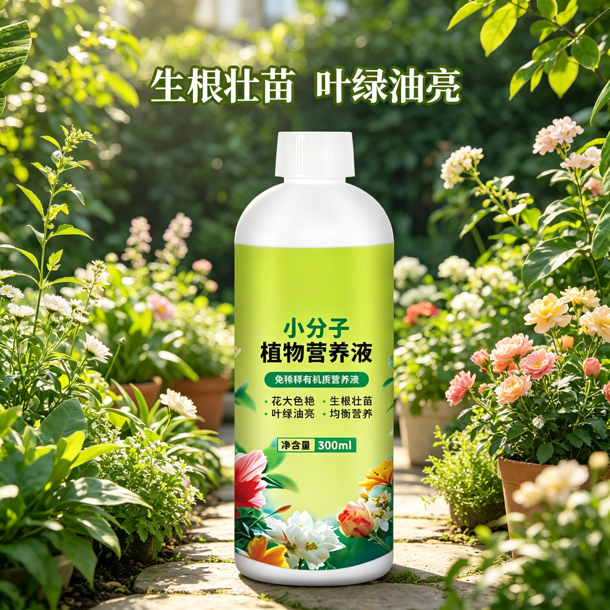 【新升级】小分子有机复合肥家庭园艺促生长温和护不伤根苗JL