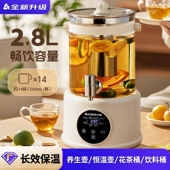 2026新款 全玻璃恒温养生壶家用多功能大容量煮茶器炖煮一体烧水壶