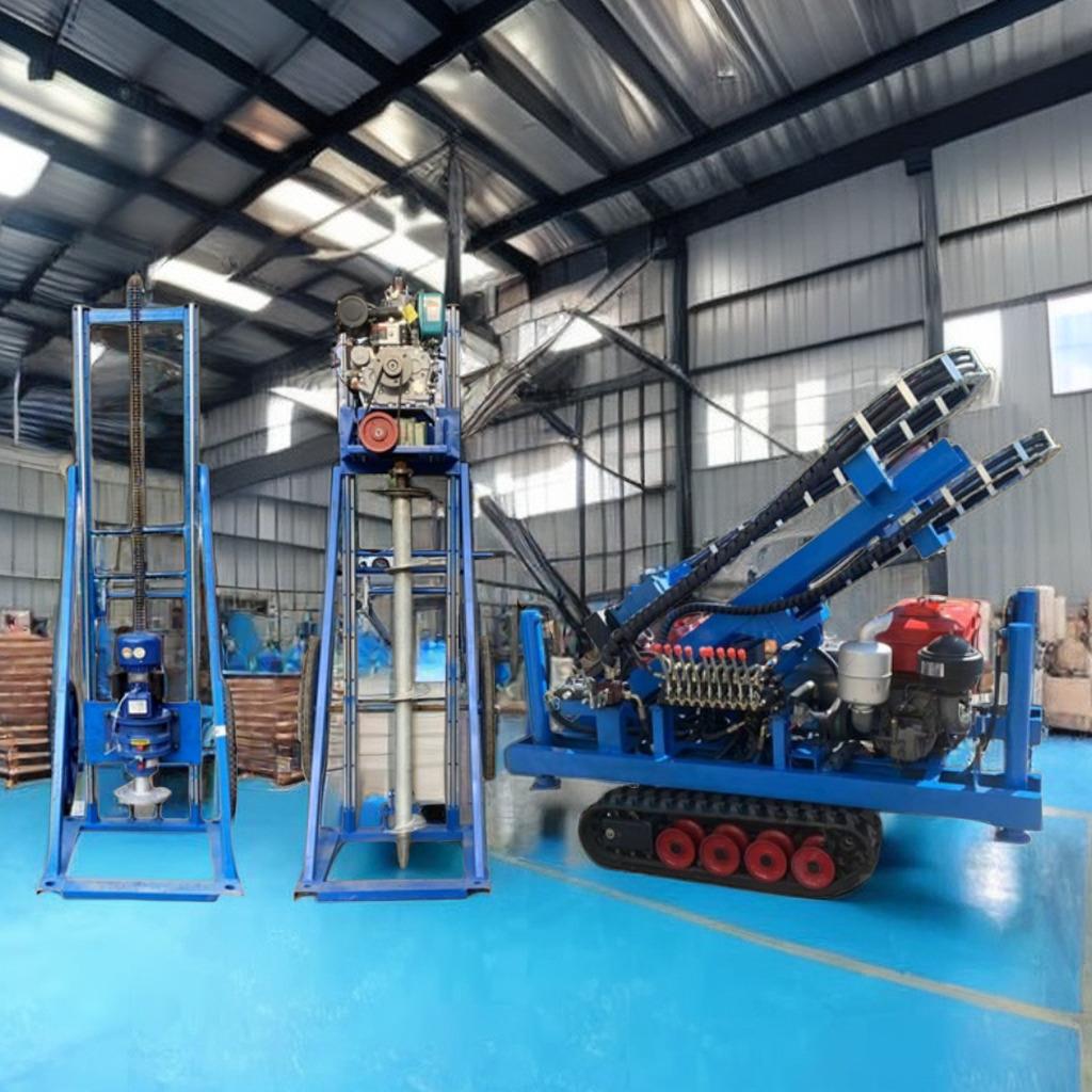 柴油光伏螺旋桩打桩机便携式太阳能基础灌注钻机多功能螺旋打洞机