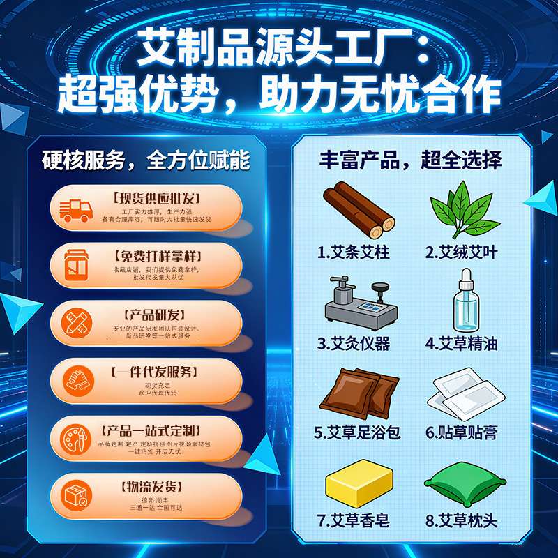 大炮灸8cm粗艾条 五年陈家用自熄灭加粗蕲艾条