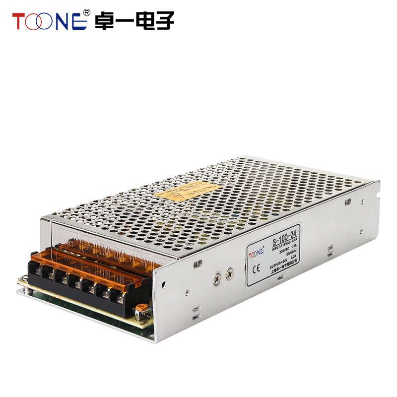卓一S-250-24开关电源100-24 LED监控12V220V转DC24V变压器350-12