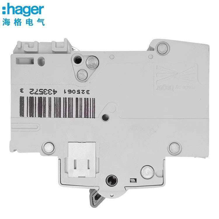 HAGER海格MNN116P空开1P+N零火线断路器MN220K240K空气开关32A25A