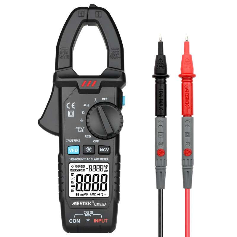 CM83B数字钳表万用表高精度钳形表电工维修电流表数显电容钳型表