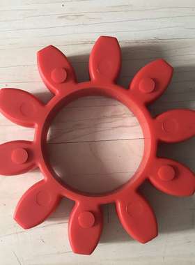 XL星型梅花GS38/ES38/CJ38/GR38红色弹性体接手缓冲减震垫圈八瓣