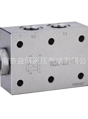 油缸保压阀VRDL-G3/8-FL 双向液压锁，板式液压锁35MPA