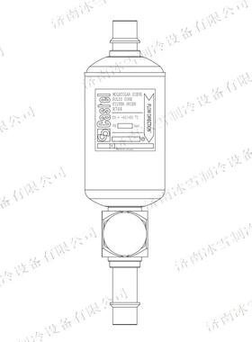 Castel卡士妥干燥过滤器4116E/M12S,带湿度视液镜,焊接连接