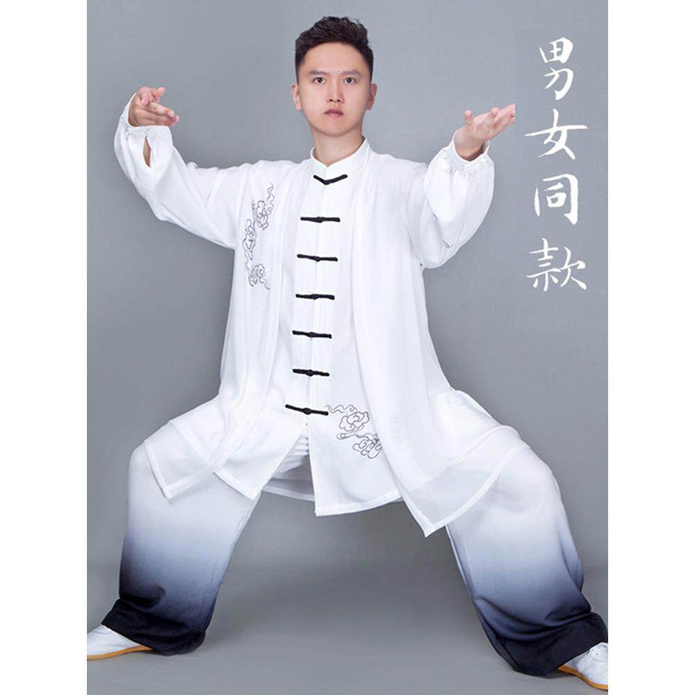 太极服女中ANL式高档表演太极练新服男式秋夏长春八段锦