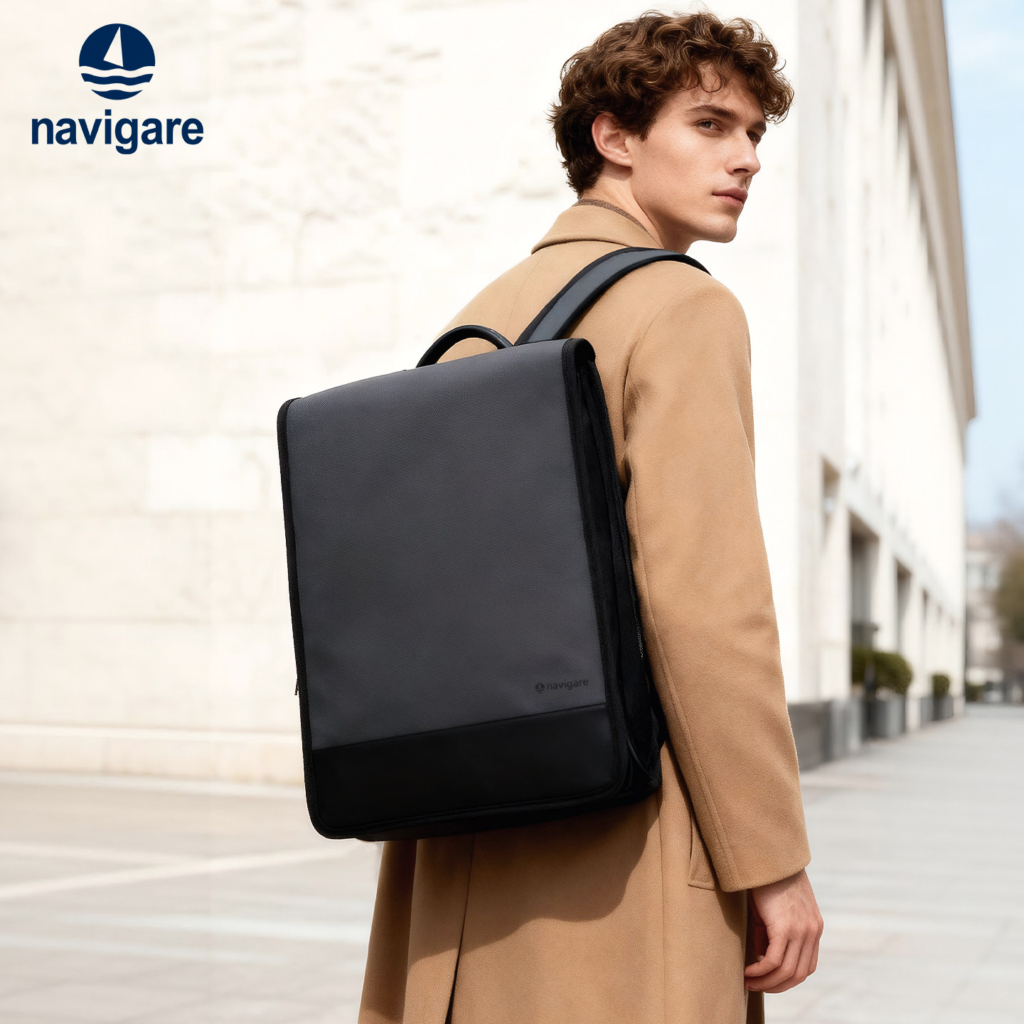 Navigare纳维凯尔意大利小帆船双肩包男商务背包大容量电脑书包,箱包皮具/热销女包/男包,双肩背包,淘宝优惠券,粉丝福利购,淘宝优惠卷