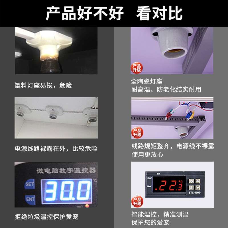 爬宠饲养箱pvc保温箱守宫鬃狮蜥蜴陆龟蛇恒温箱乌龟爬行动物