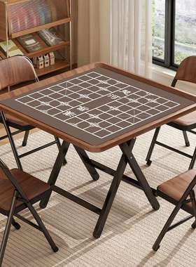 象棋桌可折叠中国象棋专用棋盘桌多功能下棋桌家用象棋围棋两用桌