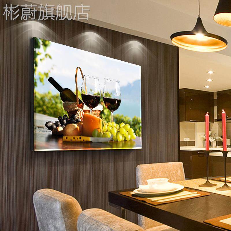 网红餐厅装饰创画单n幅现代装餐厅墙面饰挂画个性意饭厅装饰画水